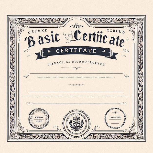 Certifikát, který říká basic basic basic basic basic basic basic basic basic