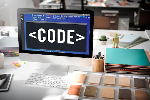 code coding programming technology technical concept