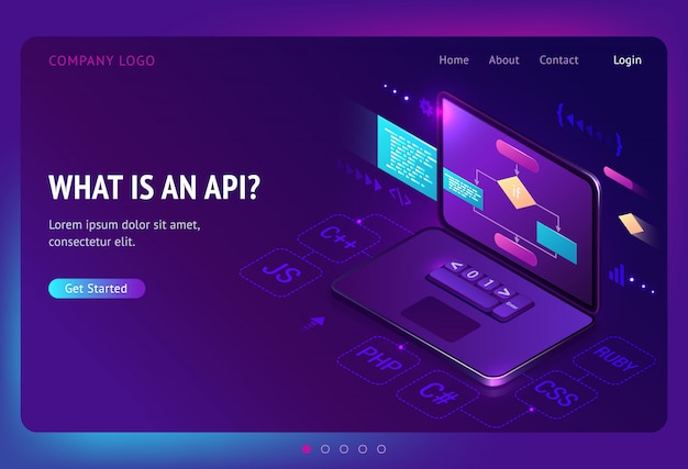 api application programming interface isometric