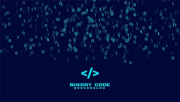 binary code algorithm digital data background