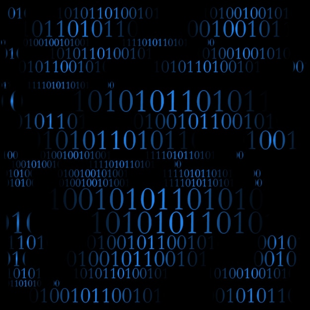 binary code pattern background