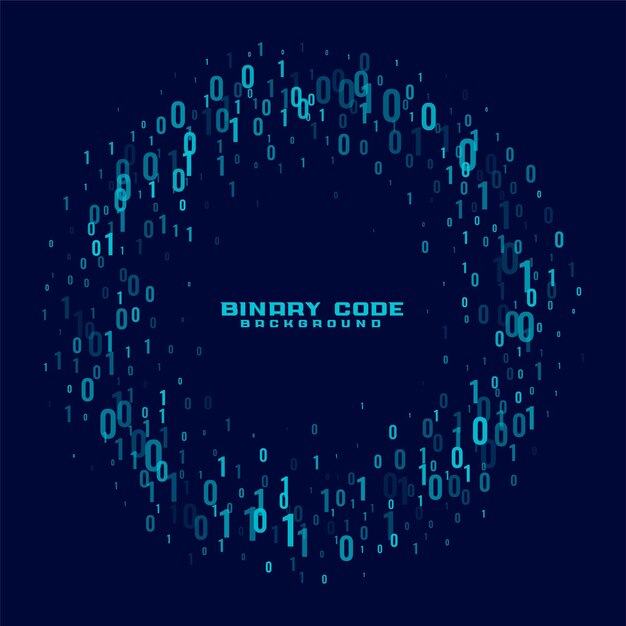 binary code web algorithm tech background design