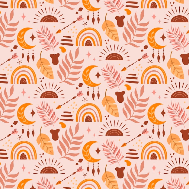 boho pattern design