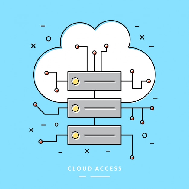 cloud access linear vector elements