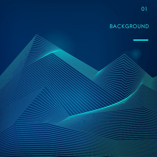 data visualization dynamic wave pattern vector