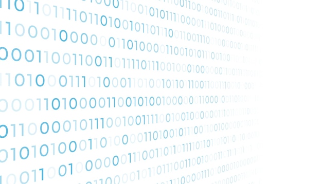 digital binary code programming tech concept background design