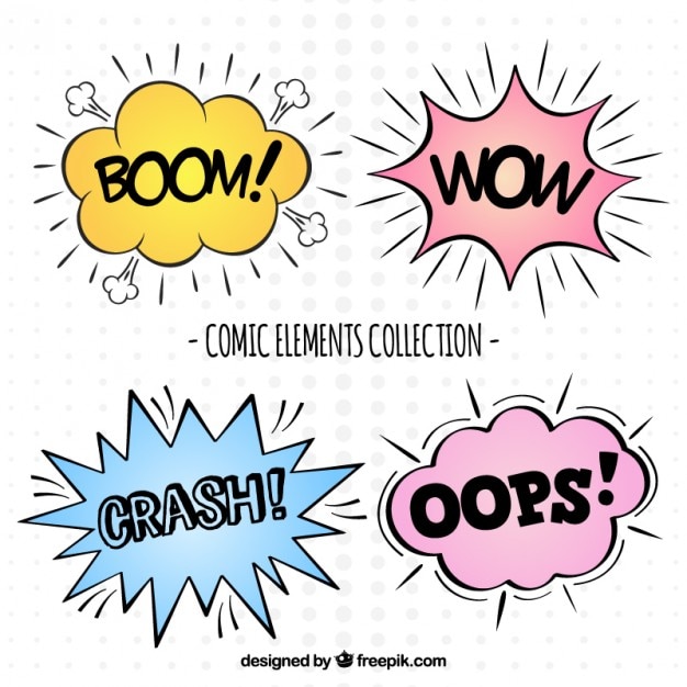 expressions of comic elements