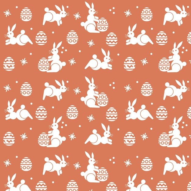 flat easter pattern