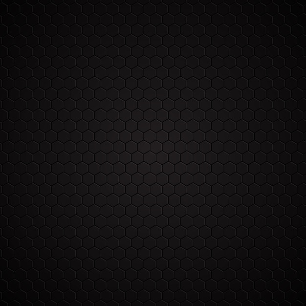 hexagonal dark pattern background 