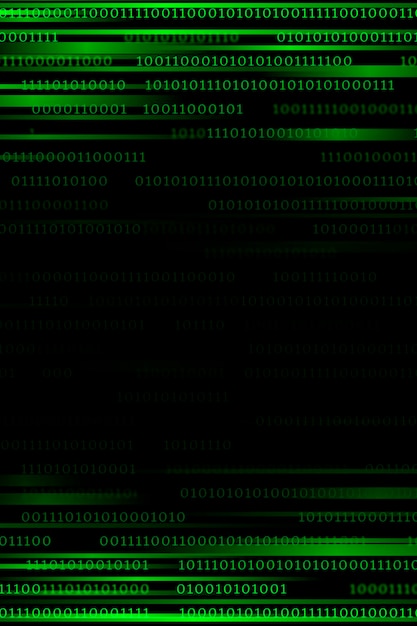 stream of binary code design vector