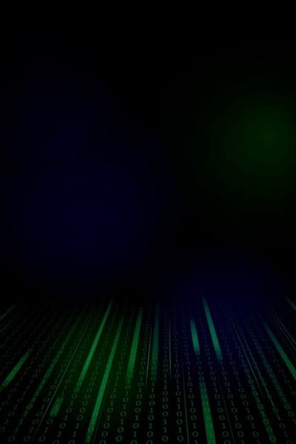 stream of binary code design vector