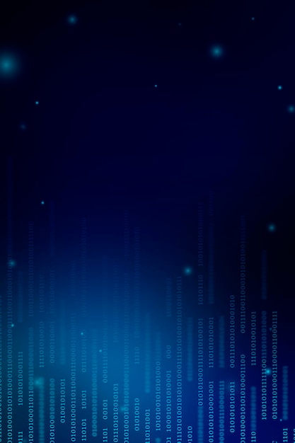 stream of binary code design vector