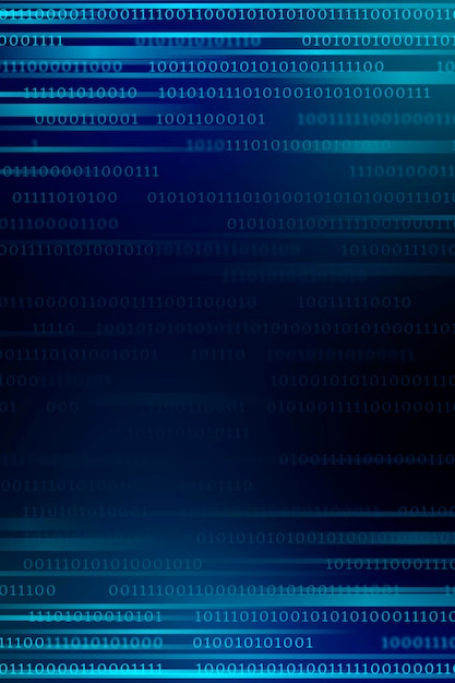 stream of binary code design vector
