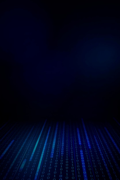 stream of binary code design vector