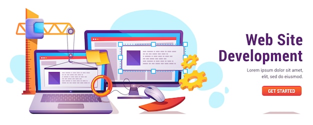 web site development, programming or coding