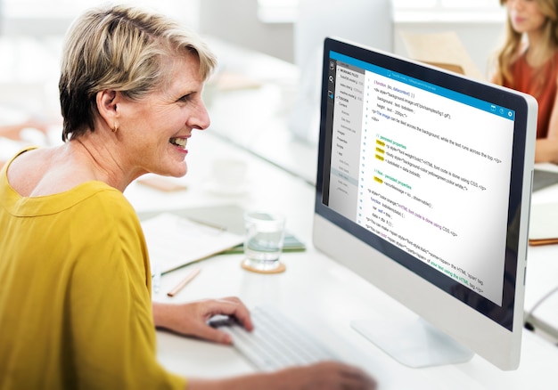 Php-programmering Html-koding Cyberspace-konsept