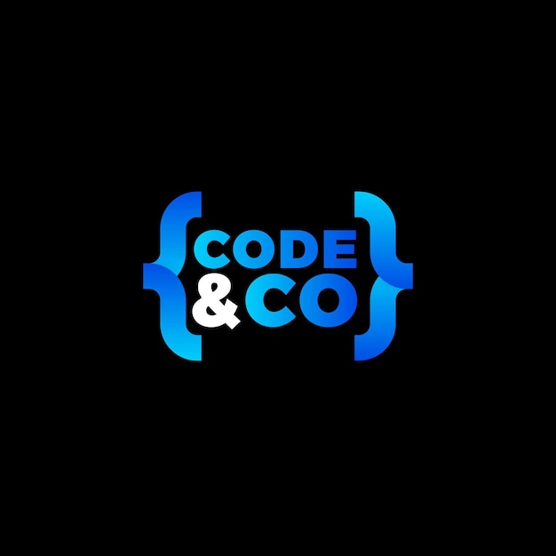 Gradient code logotyp
