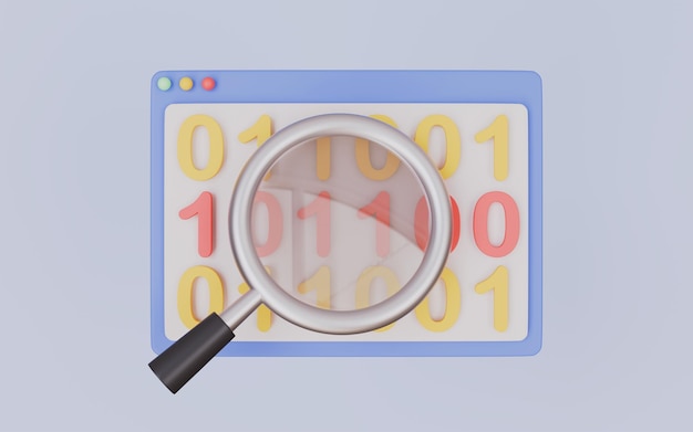 Binary code useful for technology Computing Programming Coding Server and connection design