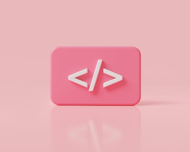 3d render illustration of programming code website coding computer programming writing application developer coding coding language development java program html data web development concept