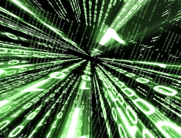 binary code. abstract technology background with binary code