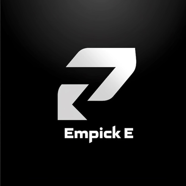 a black background with a white arrow and an e e e e e e e e e e e e e e e