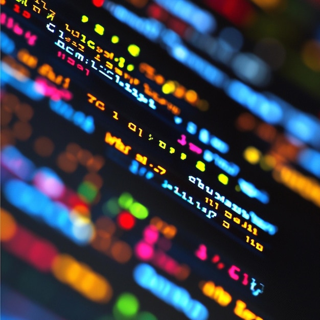a closeup of code snippets for different programming languages like python javascript or c