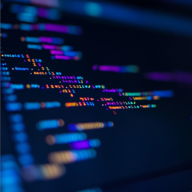 a closeup of code snippets in python javascript and c