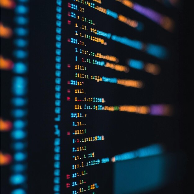 a closeup of serverside code in languages like nodejs python or ruby