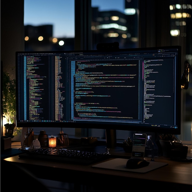 a code editor with multiple programming languages like python java and javascript displayed in a