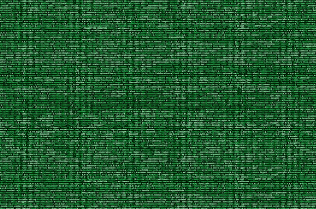 computer program preview. programming code typing