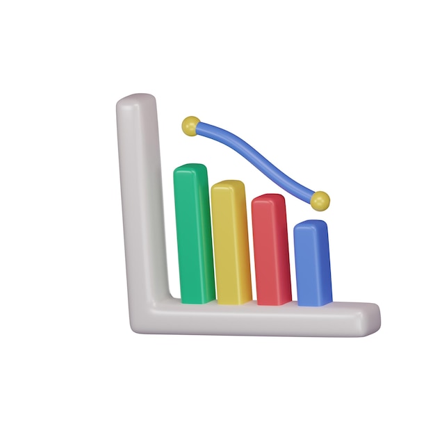 decrease 3d icon