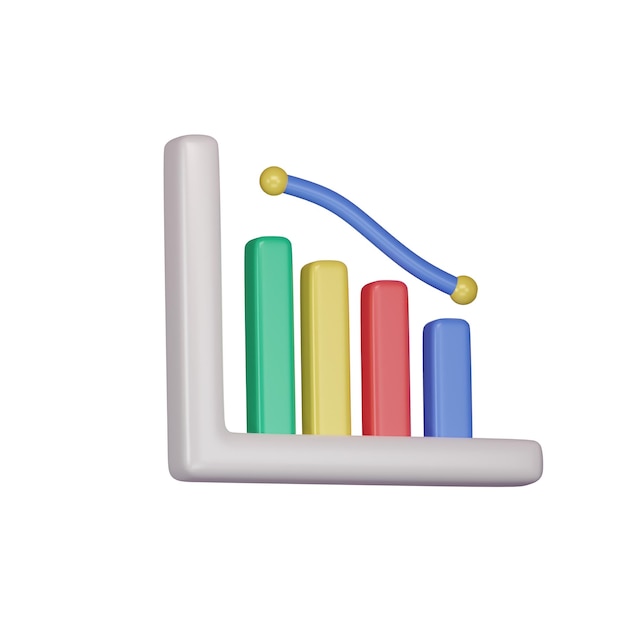 decrease 3d icon