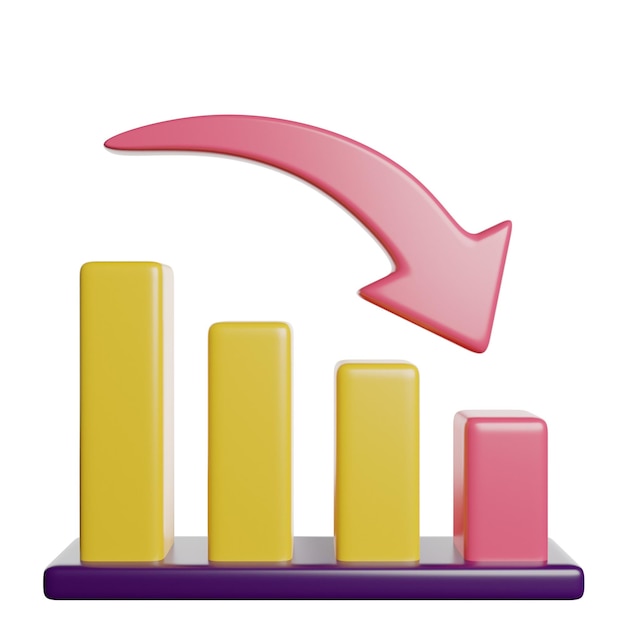 decrease analytics graph