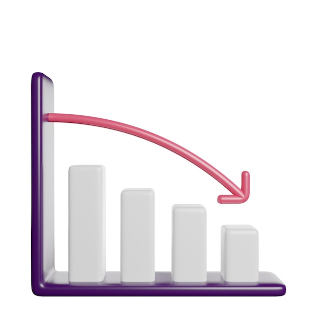 decrease analytics graph