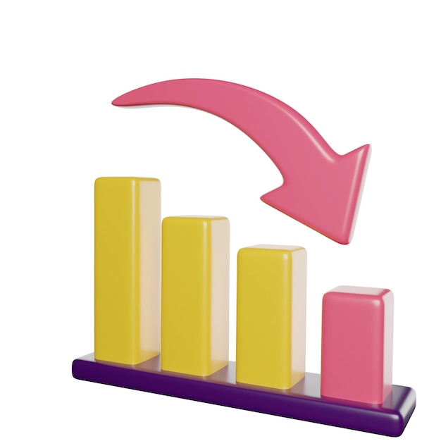 decrease analytics graph
