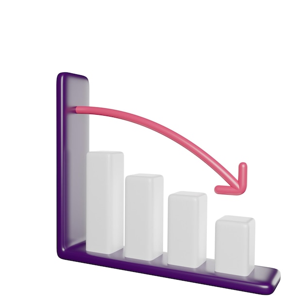 decrease analytics graph