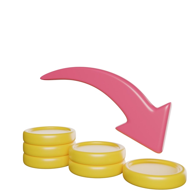 decrease analytics graph