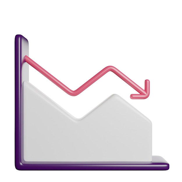decrease analytics graph