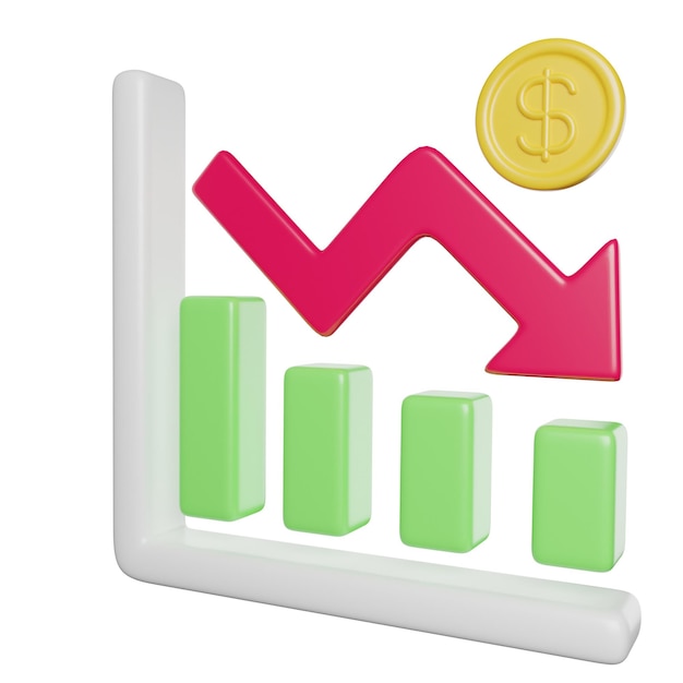 decrease chart graph