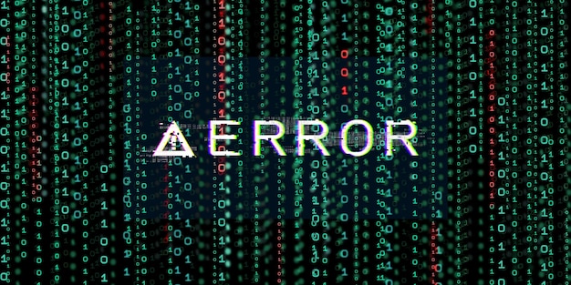 error binary code computer virus binary data computer hacking digital binary screen technology