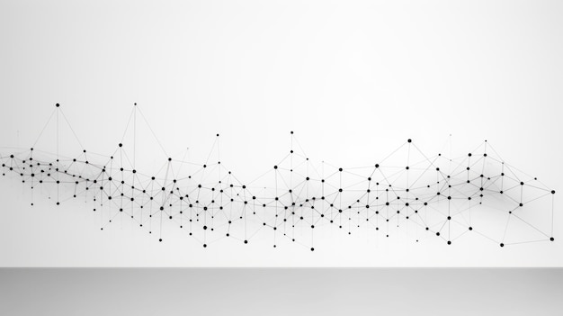 geometric decrease graph black image pure white background