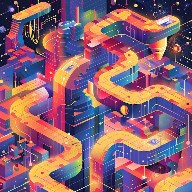 illustration of python code solving a complex algorithm