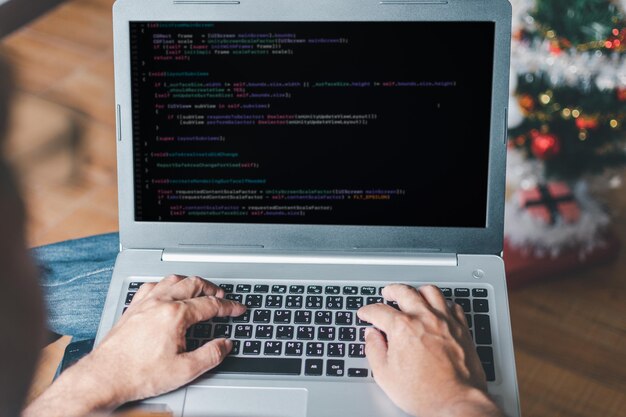 programmer coding compiler encode debug and developer application software for business