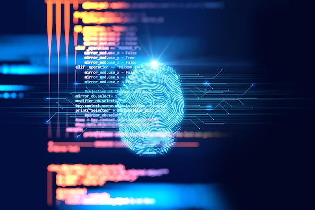 programming code abstract technology background of software developer and  computer script