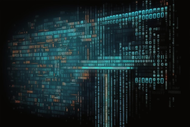 programming code abstract technology background of software developer and computer script