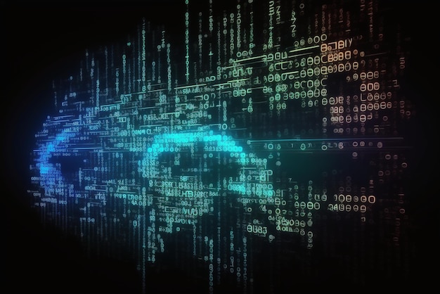programming code abstract technology background of software developer and computer script