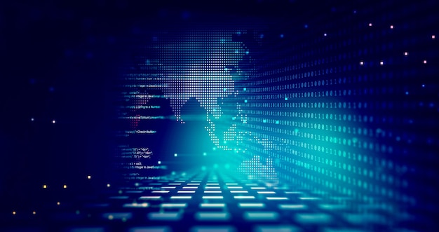 programming code technologysoftware developer and computer scriptanalysing and visualizing data