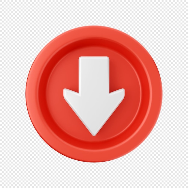 3d arrow increase and decrease icon illustration