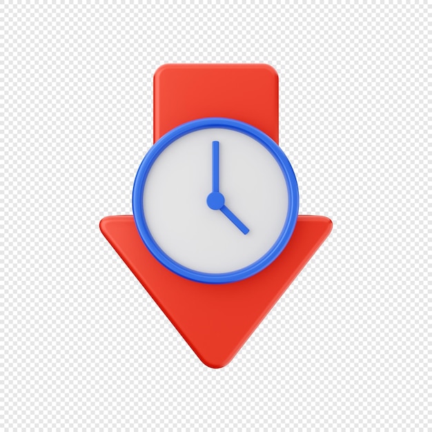 3d arrow increase and decrease icon illustration