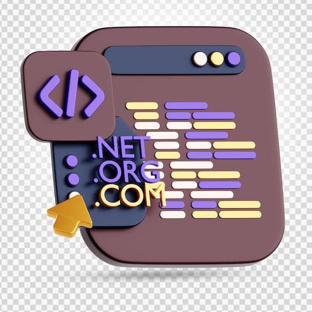 3d coding icon net web development programming source code